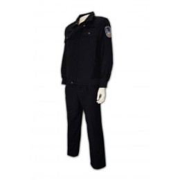 SE003 Security Uniform Suit tailor made team group suits design uniform hk company supplier hong kong SE003 Security Uniform Suit tailor made team group suits design uniform hk company supplier hong kong